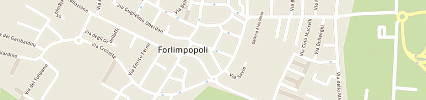 Mappa della impresa versari ines e c snc frutta e verdura a FORLIMPOPOLI