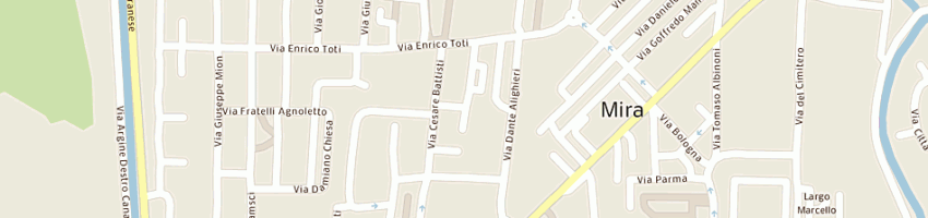 Mappa della impresa angeloni g (srl) a VENEZIA
