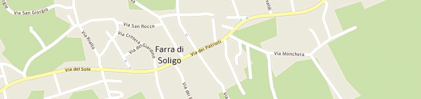 Mappa della impresa supermercato pavan (snc) a FARRA DI SOLIGO