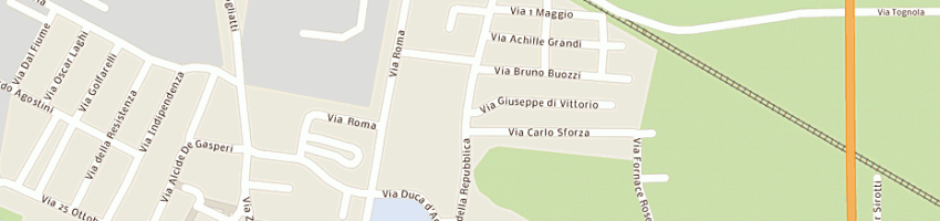Mappa della impresa top gym di raguatini manuela e c snc a FORLIMPOPOLI