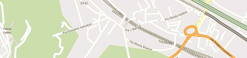 Mappa della impresa albergo centrale a ORVIETO