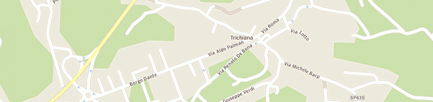 Mappa della impresa macellerie dino di dal magro dino e c sas a TRICHIANA
