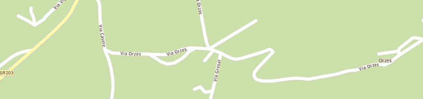 Mappa della impresa bridda sergio a BELLUNO