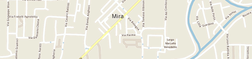 Mappa della impresa autogamma (srl) a MIRA