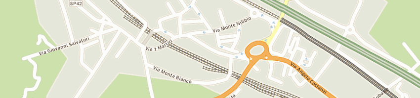 Mappa della impresa polizia a ORVIETO