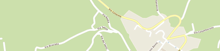 Mappa della impresa casson snc di paolucci franco e c a BERTINORO