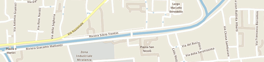 Mappa della impresa albergo isola di caprera a MIRA