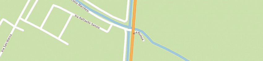 Mappa della impresa trattoria alla stella snc a CAMPAGNA LUPIA