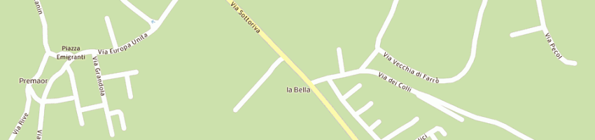 Mappa della impresa arredamenti chiaradia marsilio a FOLLINA
