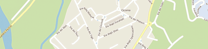 Mappa della impresa testa carlo alberto a TERNI