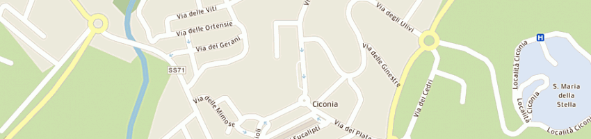 Mappa della impresa edera fiori fochetto snc di frosoni ornella e c a ORVIETO
