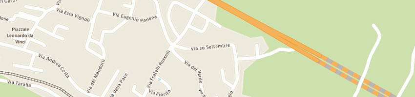 Mappa della impresa borghesi andrea a PASSIGNANO SUL TRASIMENO
