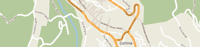 Mappa della impresa gaspari veronika a CORTINA D AMPEZZO