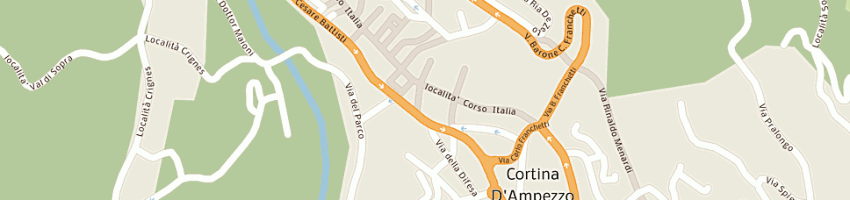 Mappa della impresa pasticceria lovat a CORTINA D AMPEZZO