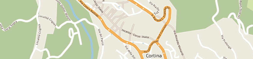 Mappa della impresa hotel ancora s r l a CORTINA D AMPEZZO