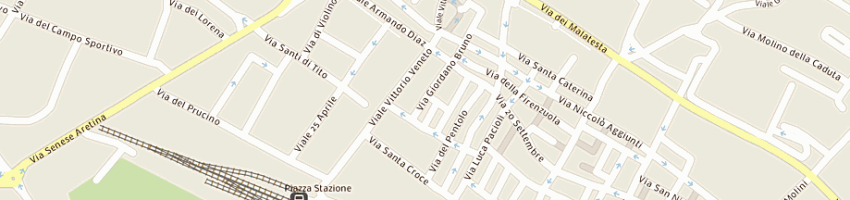 Mappa della impresa patruno nicola a AREZZO