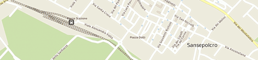 Mappa della impresa salvietti gino a SANSEPOLCRO