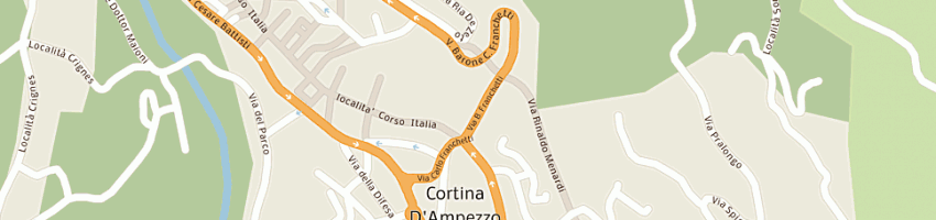 Mappa della impresa bartoli mario a CORTINA D AMPEZZO