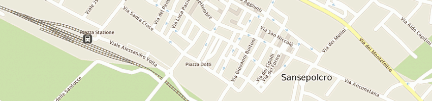 Mappa della impresa salone erma di gennaioli ermella a SANSEPOLCRO