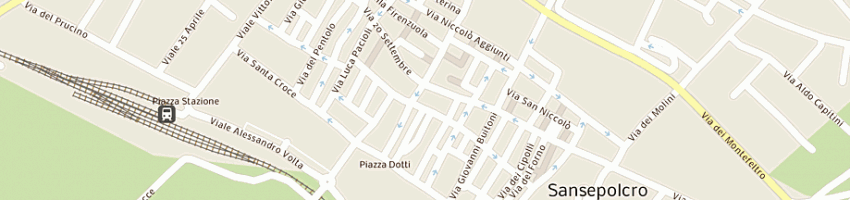 Mappa della impresa profumeria tenderly a SANSEPOLCRO