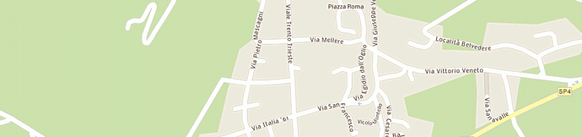 Mappa della impresa buffon sorelle a CISON DI VALMARINO