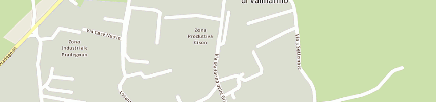 Mappa della impresa pennellificio artigianale dassie daniela a CISON DI VALMARINO