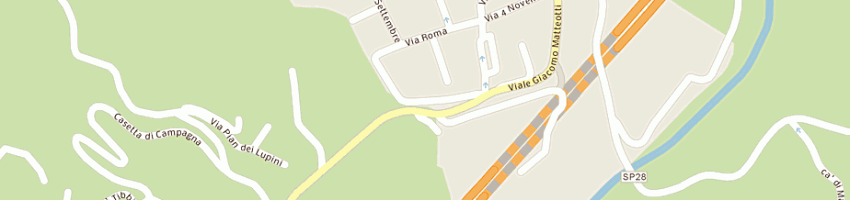 Mappa della impresa gas rimini s p a soc a SARSINA