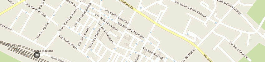Mappa della impresa agenzia tavernelli sas a SANSEPOLCRO