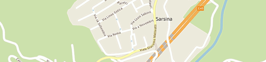 Mappa della impresa alessandrini pasquale a SARSINA