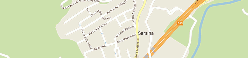 Mappa della impresa dumec di nucci g e pancisi g a SARSINA