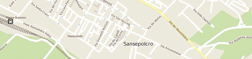 Mappa della impresa baldi sante a SANSEPOLCRO