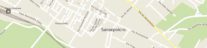 Mappa della impresa stabilimento arti grafiche a SANSEPOLCRO