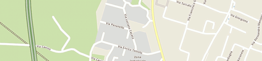 Mappa della impresa bertolin e c snc a MARTELLAGO