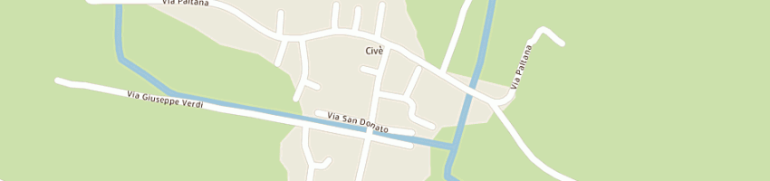 Mappa della impresa trattoria alla busa a CORREZZOLA