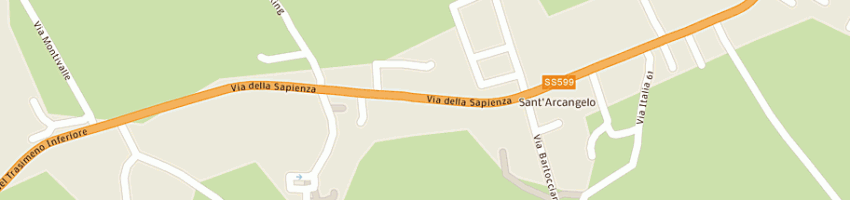 Mappa della impresa la bottega sas di moretti r a MAGIONE
