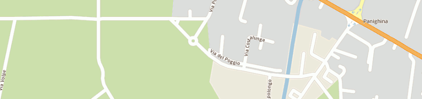 Mappa della impresa cugini infissi snc a BERTINORO