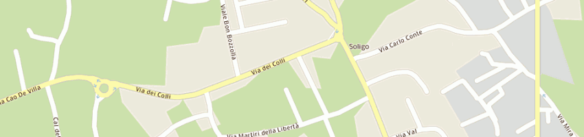 Mappa della impresa la venezia di d'arsie' roberto e c snc a FARRA DI SOLIGO