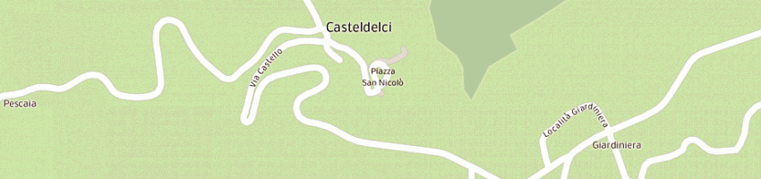 Mappa della impresa piccini gilberto a CASTELDELCI
