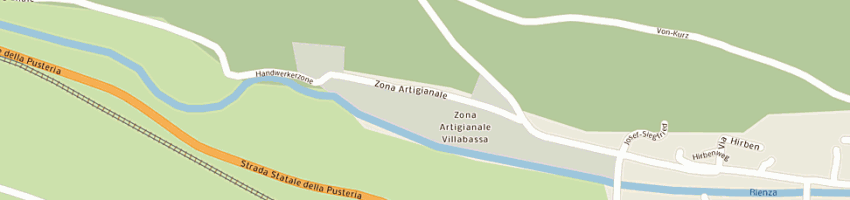 Mappa della impresa pustertaler bier gmbh a VILLABASSA