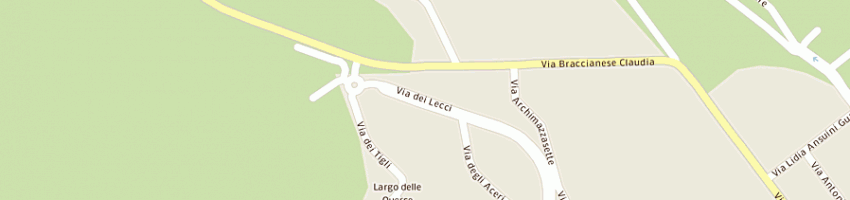 Mappa della impresa cofathec servizi spa a BRACCIANO