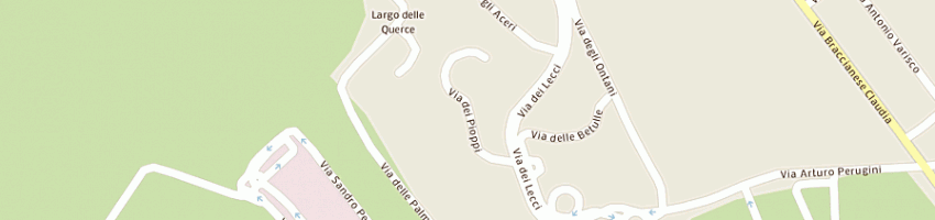 Mappa della impresa allevatori il lago srl a BRACCIANO