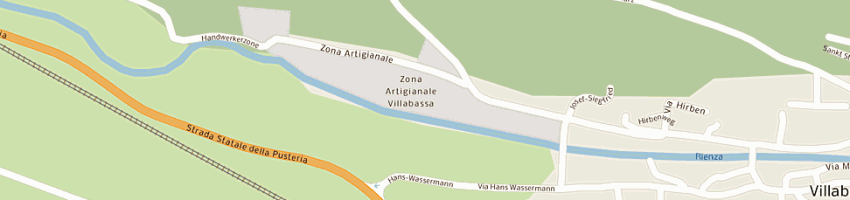 Mappa della impresa gruber snc di gruber alexander e c a VILLABASSA