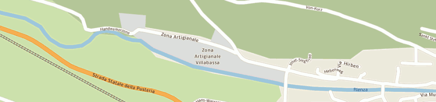 Mappa della impresa garage alta pusteria (srl) a VILLABASSA