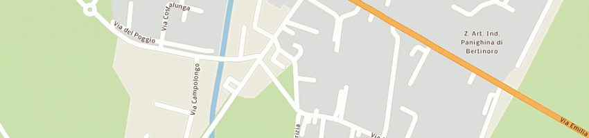 Mappa della impresa saragoni giuseppe a BERTINORO