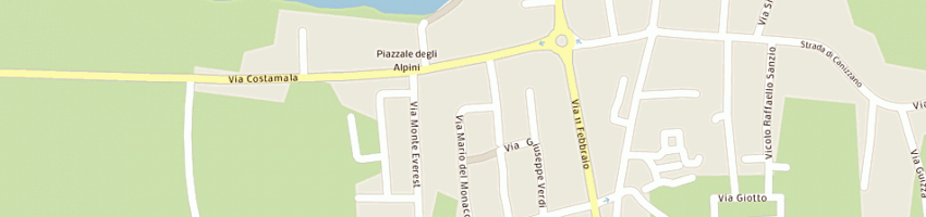 Mappa della impresa volpato graziano a QUINTO DI TREVISO