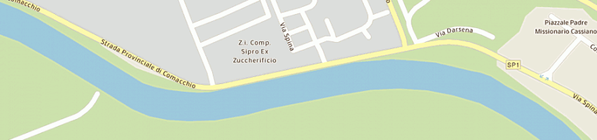 Mappa della impresa cavalieri vincenzina a COMACCHIO