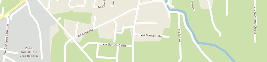 Mappa della impresa municipio a ZERO BRANCO