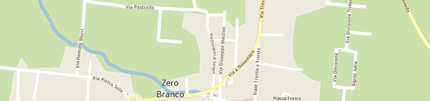 Mappa della impresa unicredit banca spa a ZERO BRANCO
