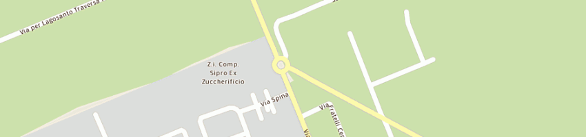 Mappa della impresa manfrini cavalieri luciana a COMACCHIO