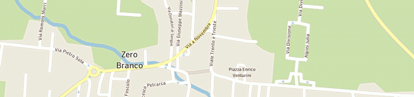 Mappa della impresa dal pozzo srl a ZERO BRANCO
